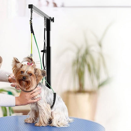 Dog Grooming Holder Pet Grooming Hammock Stand with Loop Noose