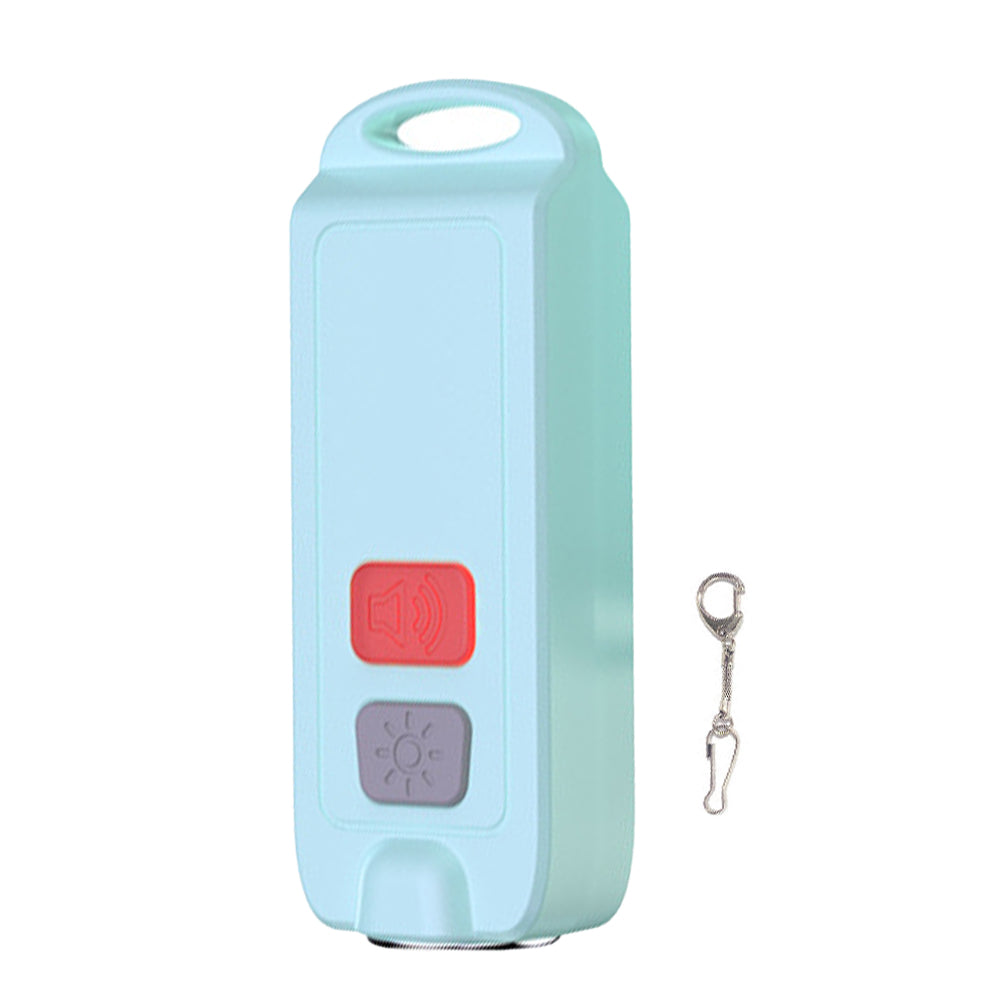 Portable Personal Alarm with LED Light 130dB Safe Personal Alarm Device for Girls Women  BlueChildren Elderly