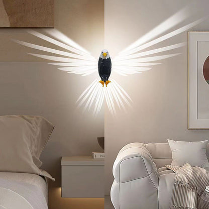 Bald Eagle Wall Light Magnetic Wall Mounted Eagle Lamp Removable Charging Eagle Light