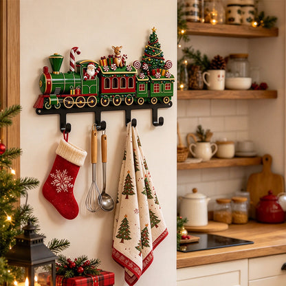 Christmas Wall Hanger Shelf Christmas Storage Rack with Light