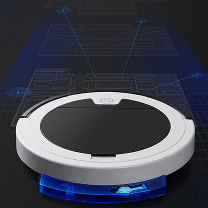 4-Mode Vacuum Robot Cleaner with Remote Control White