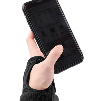 Pair of Adjustable Tunnel Wrist Brace Night Support Hand Brace with Splints Black