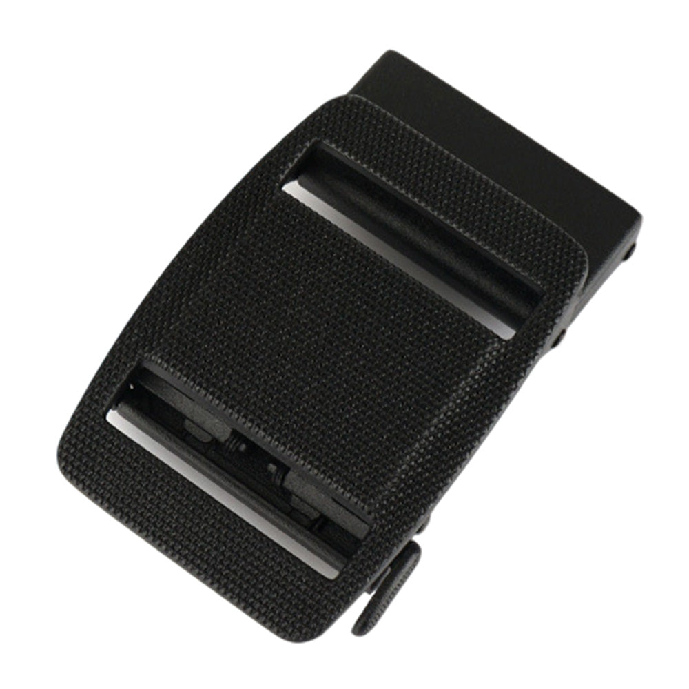 Double Layer Thickened Tactical Belt with Automatic Buckle - Black