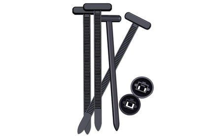 200Pcs Nylon Universal Cable Tie Buckle Zip Tie for Car Repair Wire Bundling