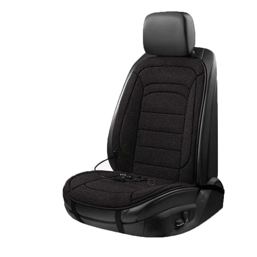 Car Seat Cushion 12V Heated - Black