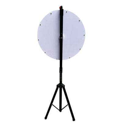 60cm Prize Wheel 15 Slots Colour Spinning Wheel with Adjustable Tripod Floor Stand