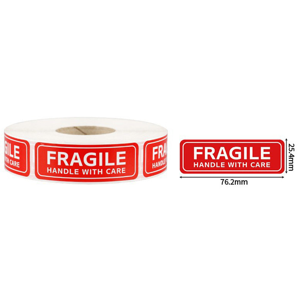 1000 Pieces Self Adhesive Fragile Handle with Care Label Stickers