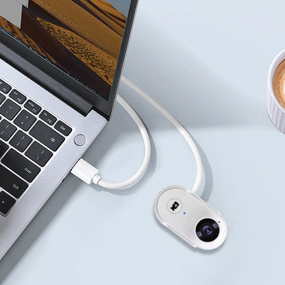 1080P Mini WiFi Action Camera Thumb Sport Video Recorder for Motorcycle White