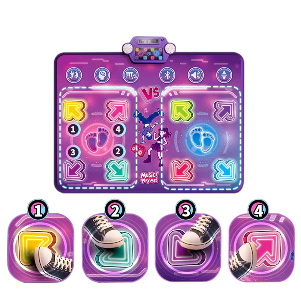 Dance Mat with 5 Modes Electronic Music Dance Pad