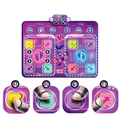 Dance Mat with 5 Modes Electronic Music Dance Pad
