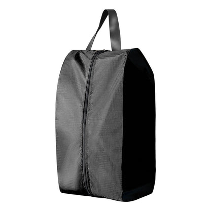 4Pcs Water-Resistant Travel Shoe Storage Bags-Black