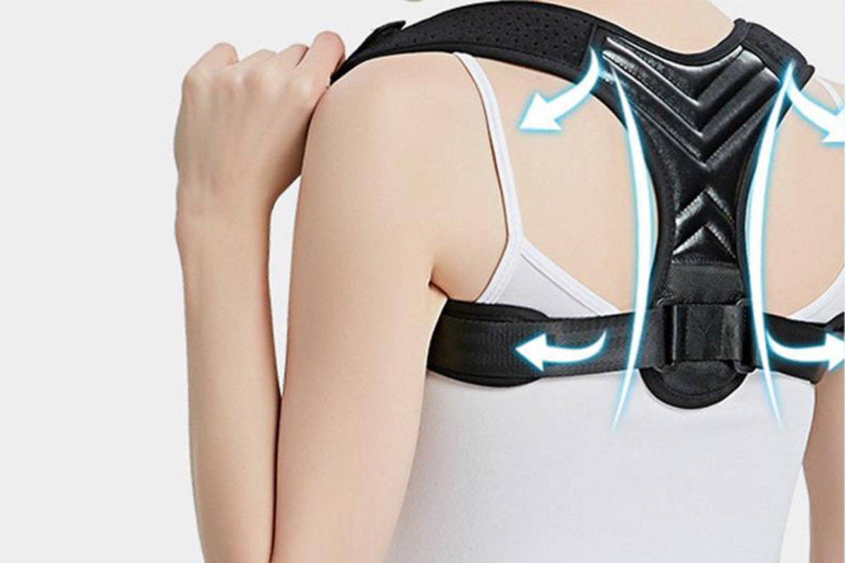 Posture Corrector Adjustable Back Shoulder Belt Support Body Brace Back