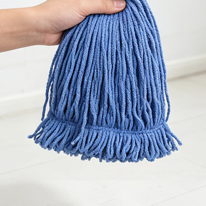 Cotton String Mop Head Detachable Loop-End Mop - Blue