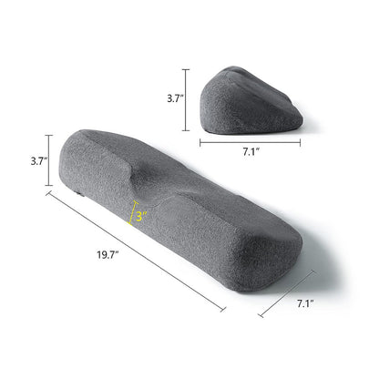 Cervical Neck Pillow Memory Foam Neck Bolster Pillow Neck Support Pillow