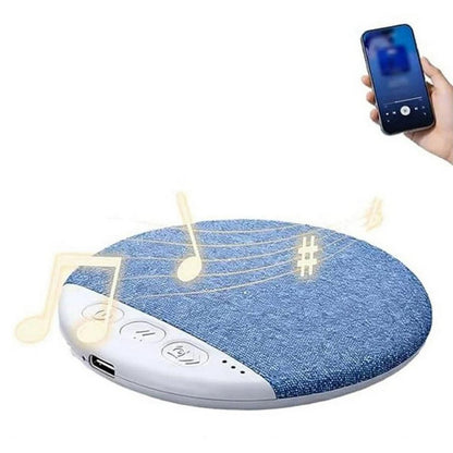 Under Pillow Speaker with White Noise Portable Bluetooth Speaker for Sleeping-White