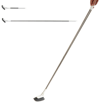 Telescopic Bathroom Cleaning Brush Tile Grout Scrubber with Stiff Bristles