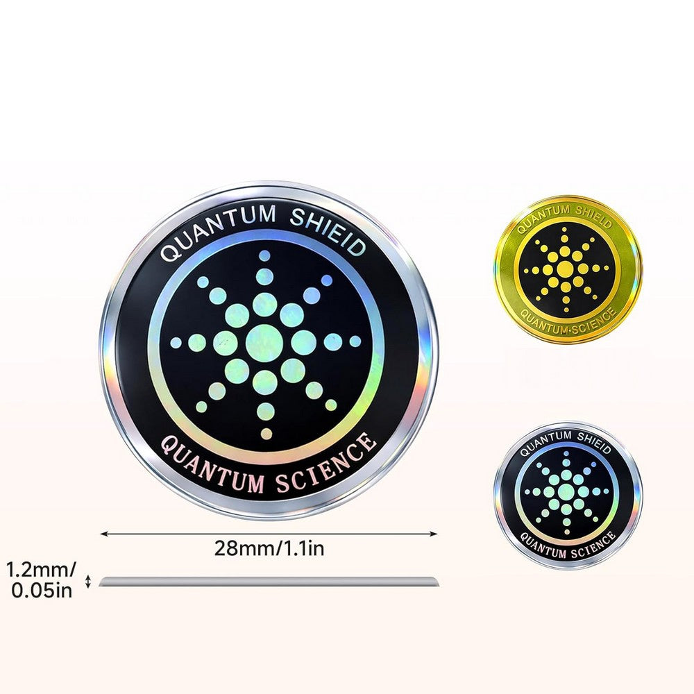 12Pcs Anti Radiation Stickers EMF Protection Phones Laptops Stickers