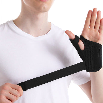 Thumb Brace Removable Thumb Spica Splint for Left Right Hand Black