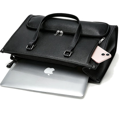 Tote Bag Insulated Lunch Compartment for 15.6 Inch Laptop
