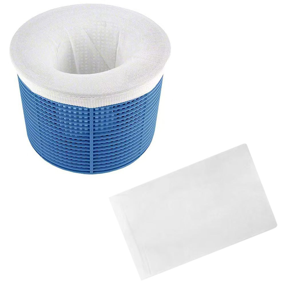 30 Piece 22cm Stretch Fine Mesh Pool Skimmer Filter Socks Reusable
