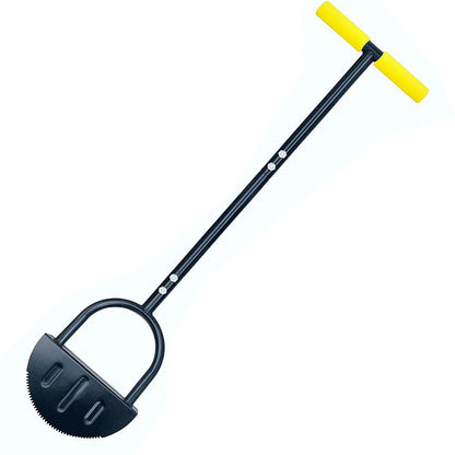 Ergonomic Manual Lawn Edger Half Moon Saw-Tooth Edger for Cleaning Edges Along Sidewalks Garden Beds