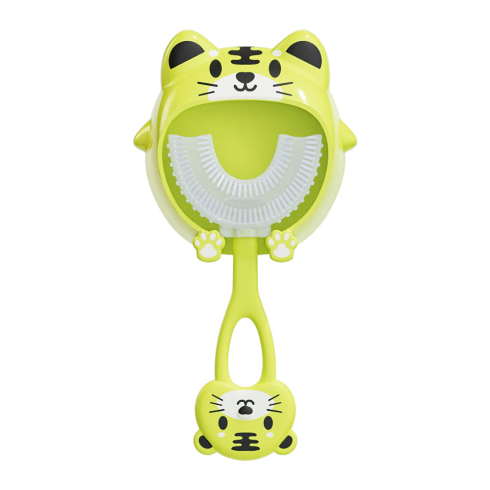 3Pcs U Shaped Kids Toothbrushes with Brackets