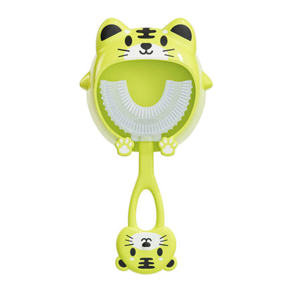 3Pcs U Shaped Kids Toothbrushes with Brackets
