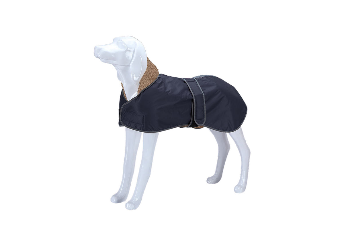 Cozy Reflective Waterproof Dog Winter Coat Windproof Warm Winter Dog Jacket-Black