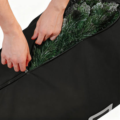 Rolling Christmas Tree Storage Bag Handy with Handle for Easy Carry Black