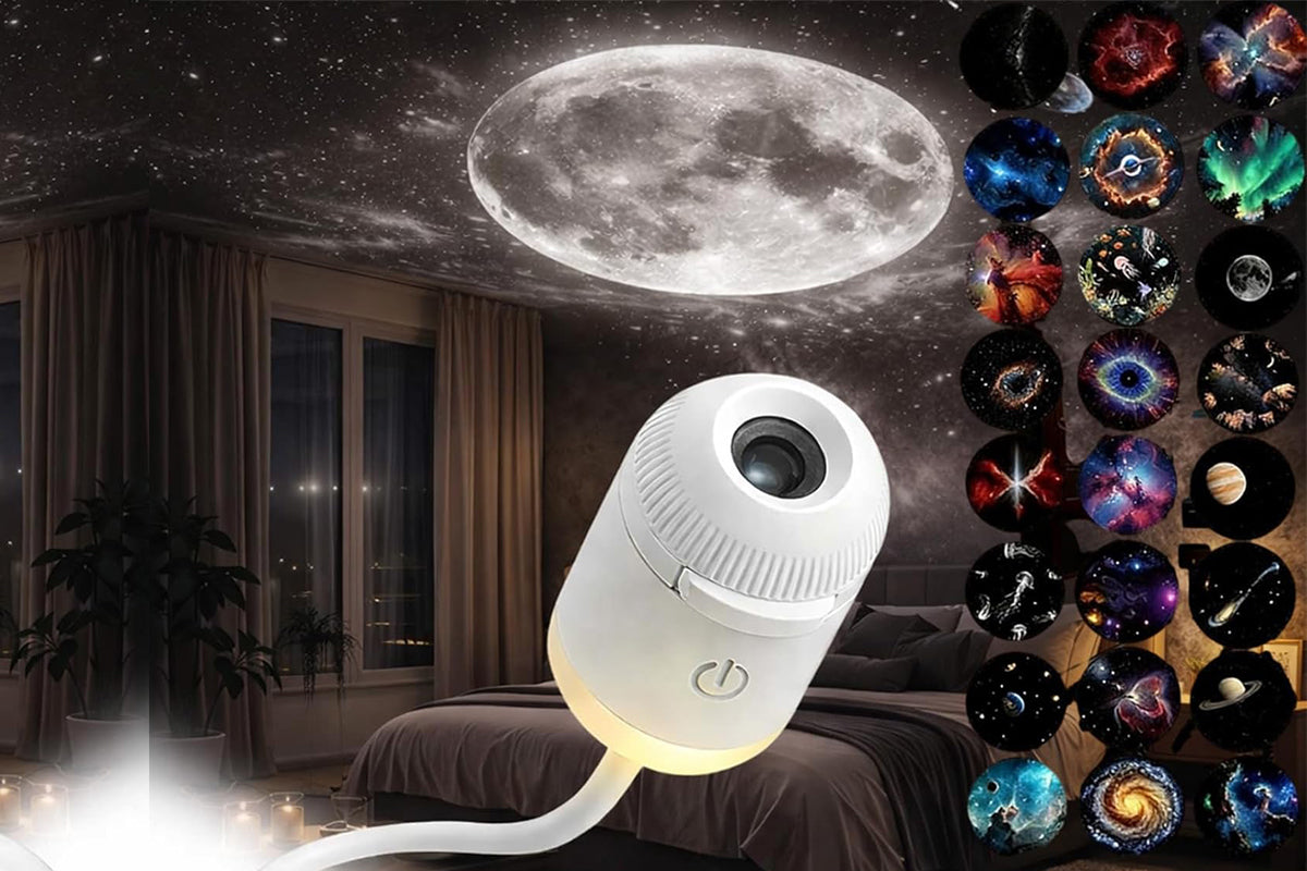 24 Slides Set Galaxy Projector Night Light