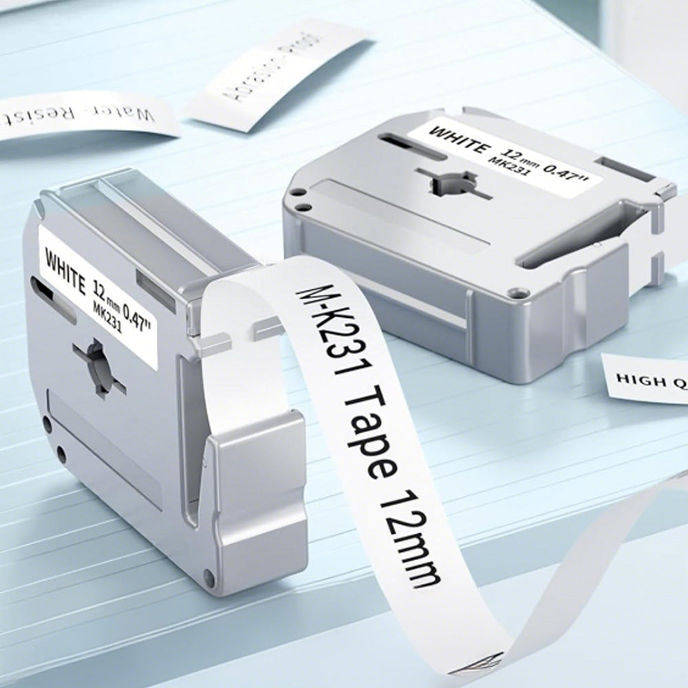 12mm Label Tape Replace for Brother Label Makers MK231