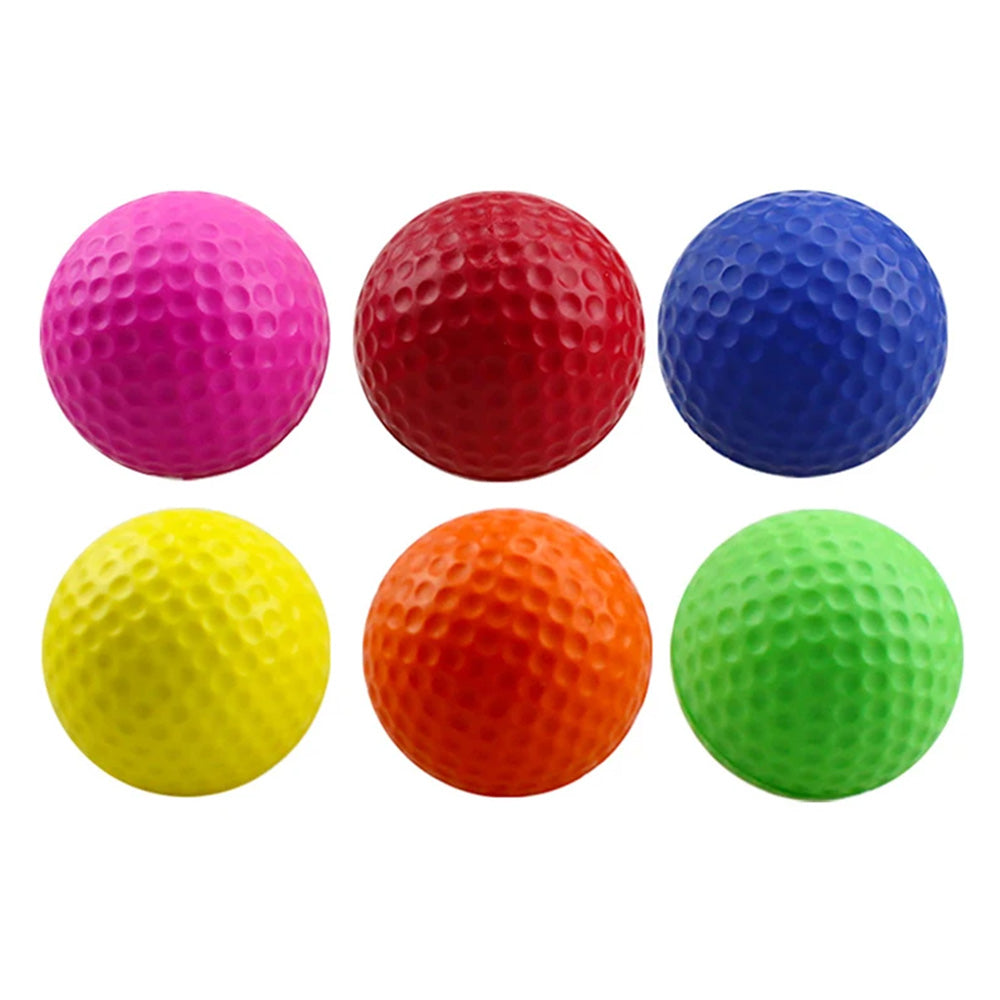 24Pcs Golf Practice Foam Balls 4.2cm PU Sponge Ball for Indoor Outdoor Training