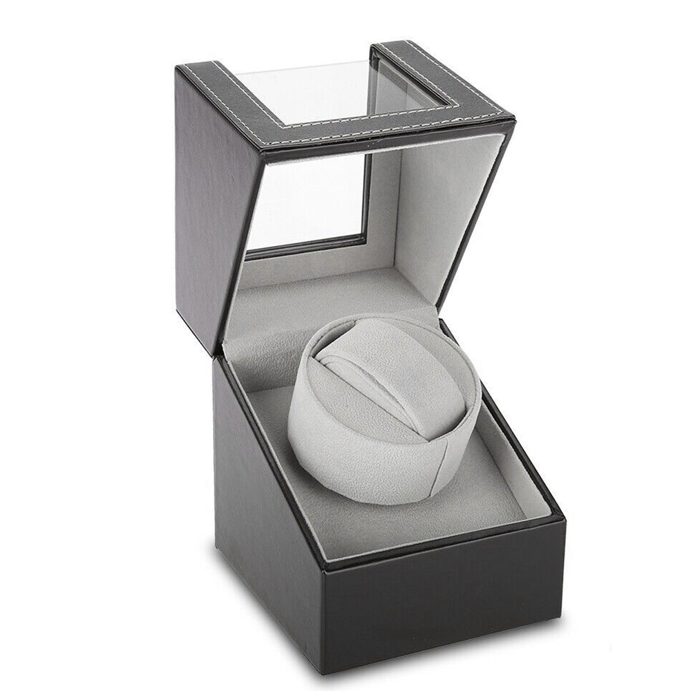 Automatic Watch Winder PU Leather Storage and Display Box