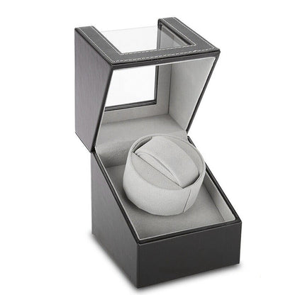 Automatic Watch Winder PU Leather Storage and Display Box