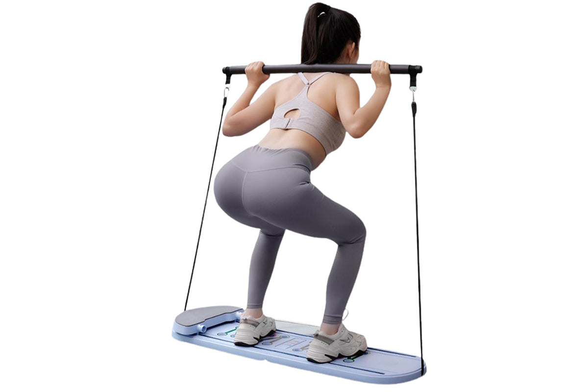 Pilates Board Multifunctional Ab Core Trainer Foldable for Full-Body Toning