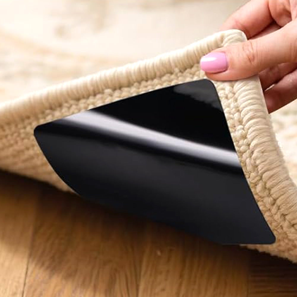 24PCS Anti-Slip Rug Grippers Non-Marking Carpet Pads for Hardwood and Tile Floors