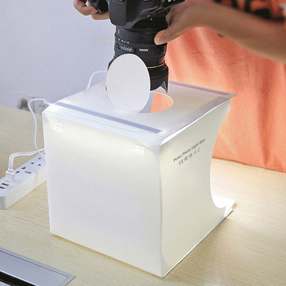 Photo Light Tent with LED 6 Backdrops