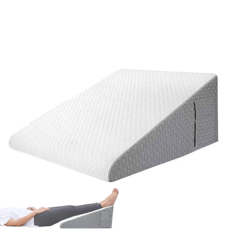 Vacuum Packed Triangular Wedge Pillow for Sleeping and Body Support