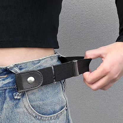 4Pcs High Elastic Waist Belts Adjustable Slide Buckle for Men and Women