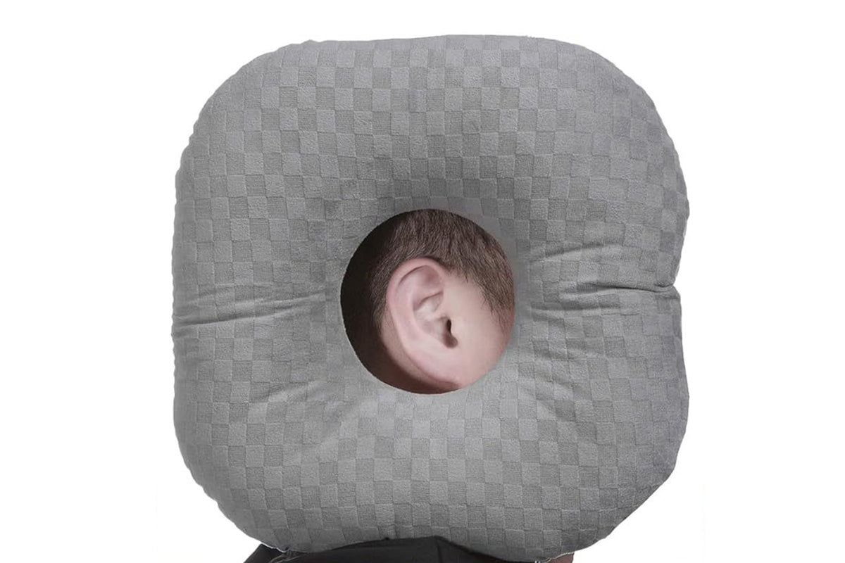 O-Shaped Side Sleeping Pillow with Ear Hole
