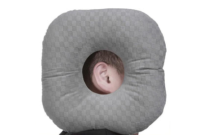 O-Shaped Side Sleeping Pillow with Ear Hole