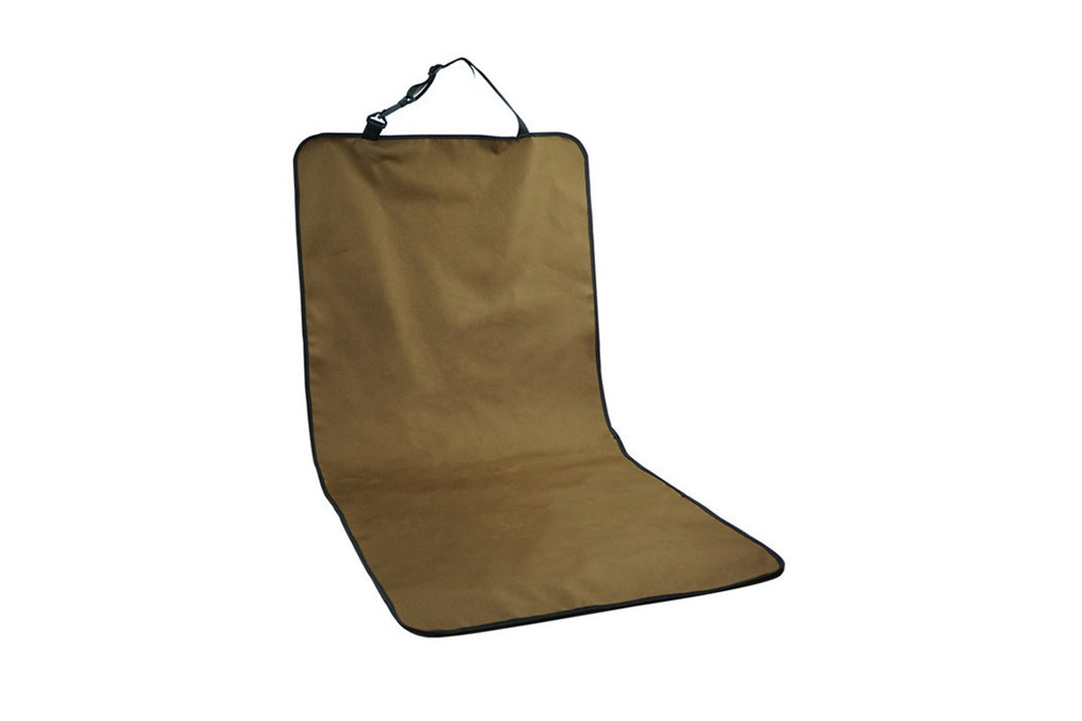 Nonslip Waterproof Durable Car Universal Fit Interior Backseat Dog Seat Covers-Brown