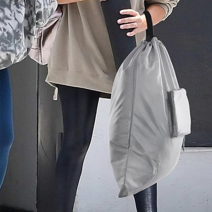 2 Pcs Travel Laundry Bags Dirty Clothes Organizer with Handles for School Fitness Camping