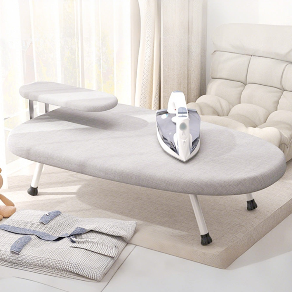 Foldable Tabletop Ironing Board with Sleeve Board and Iron Rest