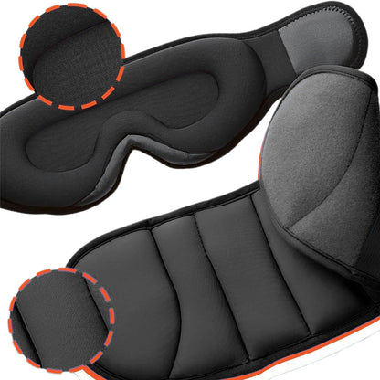 Travel Headrest Pillow and Sleep Eye Mask Set for Long Flight