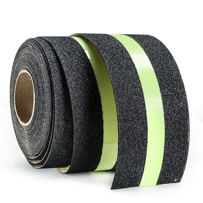 5CMx5M PVC Black Anti Slip Grip Tape with Glow in The Dark for Indoor or Outdoor