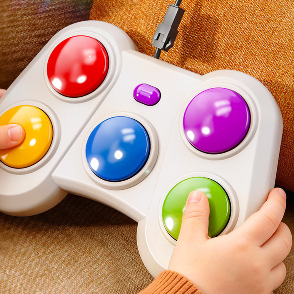 Dual-Mode Rhythm Light Music Game Toy for Family Parties and Gifts