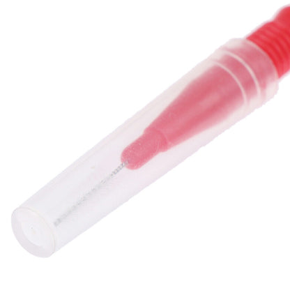 30 Piece Mini Cleaning Brushes for Braces Teeth Brows - Red