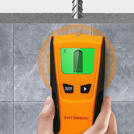 3-in-1 Stud Finder with LCD Display Wall Scanner Metal Voltage Cable Electronic Stud Joist Drywall Detecor