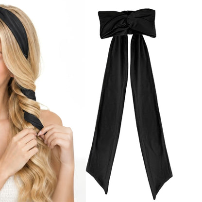 Heatless Curling Headband with Flexible Styling Wires - Black
